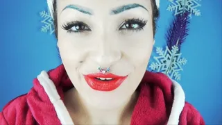 #11DaysOfXmas | | PUTTING RED LIPSTICK over&over | | #Day9