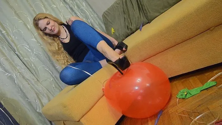 Katya Helium Riding And Heelpop