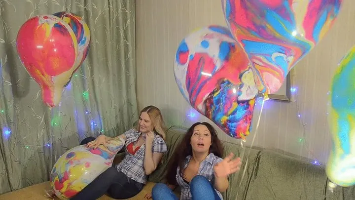 Katya And Nathalie B2P Helium Balloons