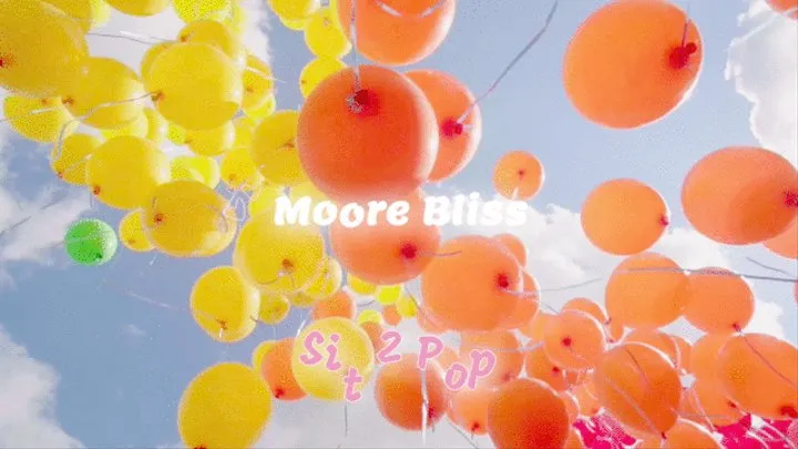 Looner Moore Bliss Blows Up and Sit 2 Pops a Handful of Beautiful & Colorful Balloons! ????