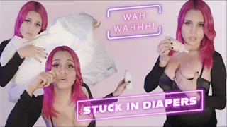 Diaper Lockup: Stuck In Diapers Ft Miss Roper