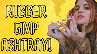 Rubber Gimp Ashtray! Ft Miss Roper