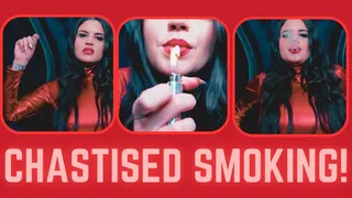 Chastised Smoking! Ft Miss Roper