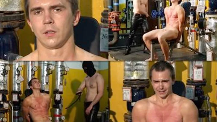 Torso whipping for Russian muscular Egor 23 y.o.