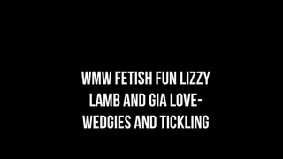 Gia Love and Lizzy Lamb Wedgies And Tickling!
