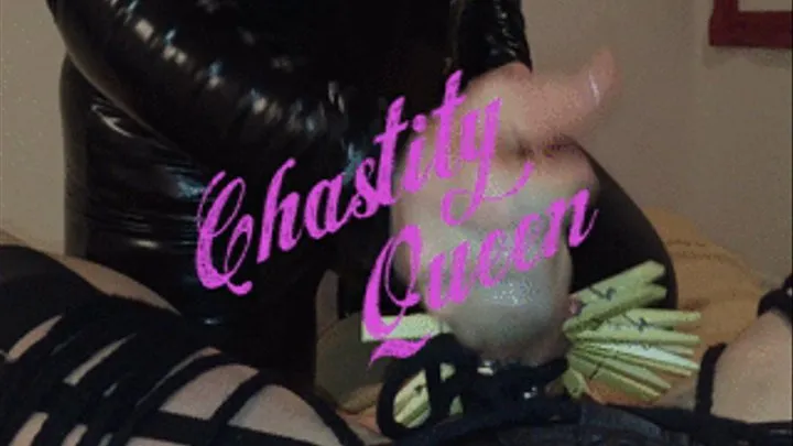 Chastity Queen Tease and Denial of Her lowly slave..FULL MOVIE CLIP! **VERY HOT!!**