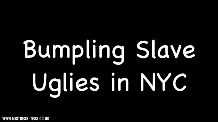 Bumping slave uglies in NYC