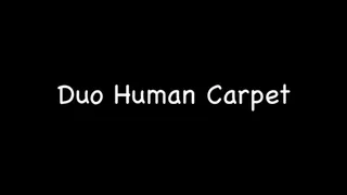 Duo Human carpets with Domina Scarlet