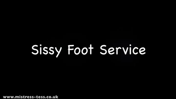 Sissy Foot Service with Vivienne