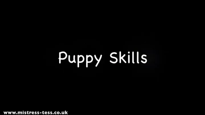 Puppy play training with Mistress Adreena