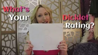 What's Your Dicklet Rating?