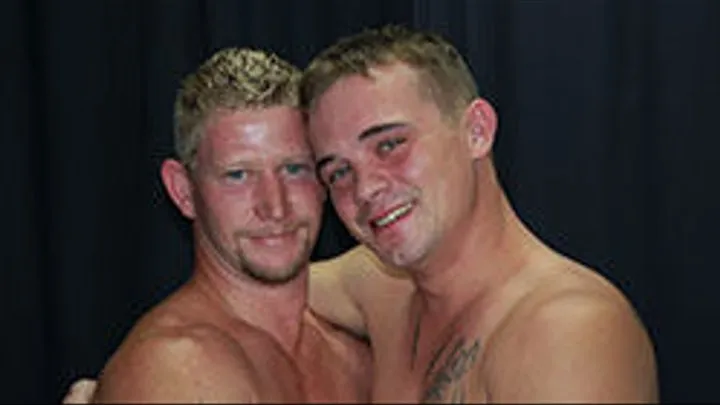 Str8t Blonde Red Neck Gets First Gay Blow Job!