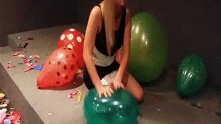 Emily Squeeze to Pop 14 Balloons