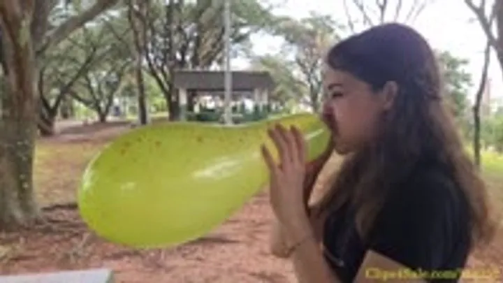 Katie With Two Small Balloons