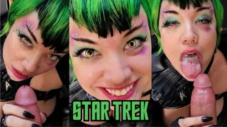 REAL DICK BLOWJOB! STAR TREK COSPLAY