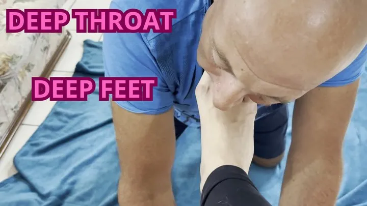 FAMMI UN POMPINO AI PIEDI - DEEP THROAT - DEEP FEET