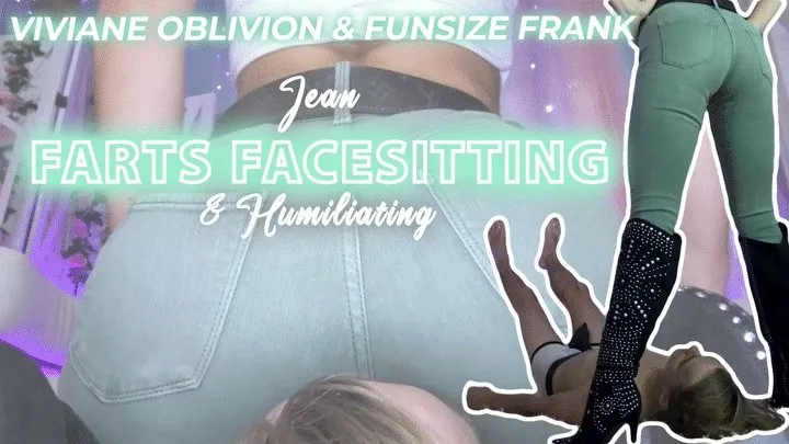 Jean Farts Facesitting & Humiliating