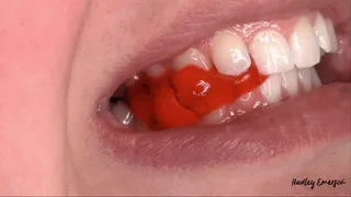 Up Close Gummy Bear Bites