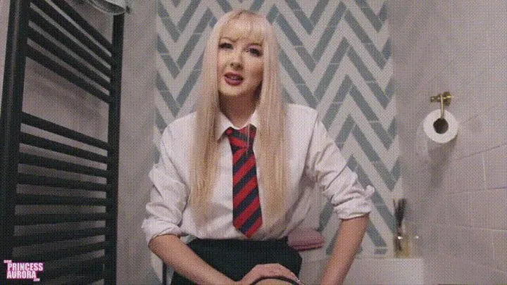 School toilet sissy - Bullied by the cool girls