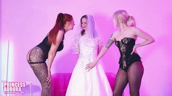 Sissy bride chastity - Wedding night tease