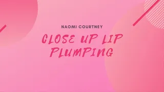 Close Up Lip Plumping