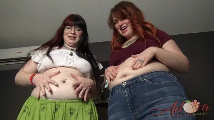 Showing off our Bellies w Ami Mercury ~