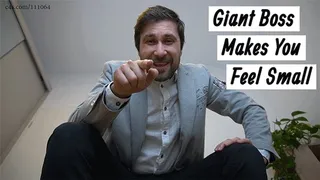 Giant Boss Makes Employee Feel Small - Toms Fetish Store