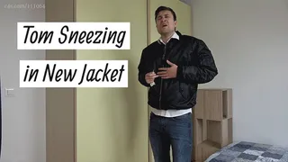 Tom Sneezing in New Jacket - Toms Fetish Store