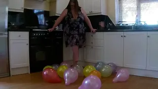 Barefoot Balloon Popping