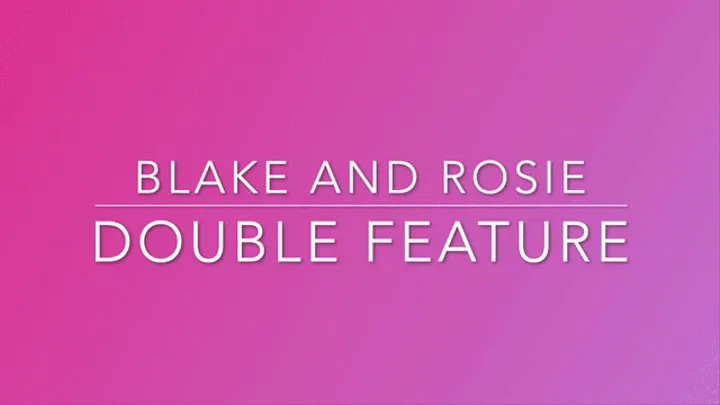 Rosie and Blake Double Feature-Busted and Breathless Tickling