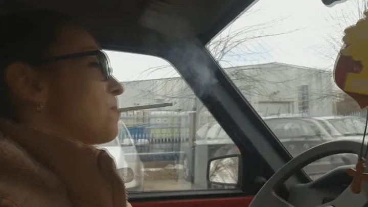 Smoke while driving