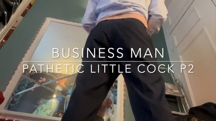 BUSINESS MAN SUCKING FUCKING FAT BOI WITH SMALL PATHETIC COCK P2