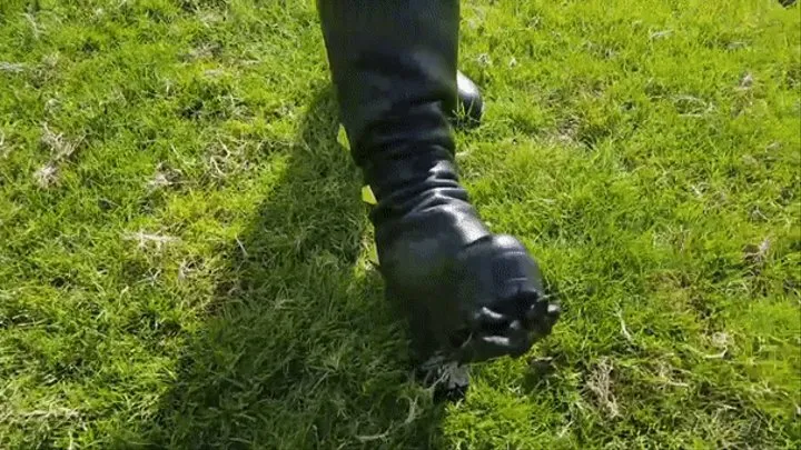 Eat that filth off My boots slave
