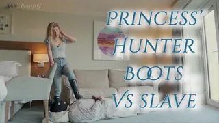 Princess' Hunter Boots Vs slave