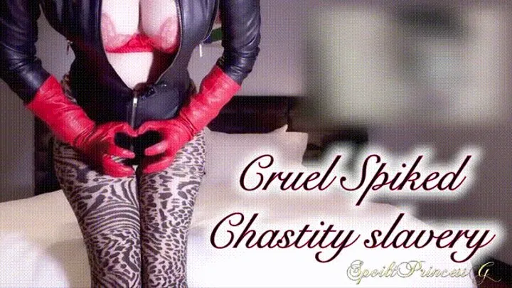 Cruel Spiked Chastity slavery