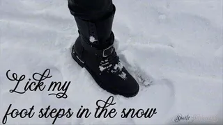 Lick My Footsteps in The Snow
