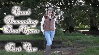 Cruel Demanding Boot Queen - Part One