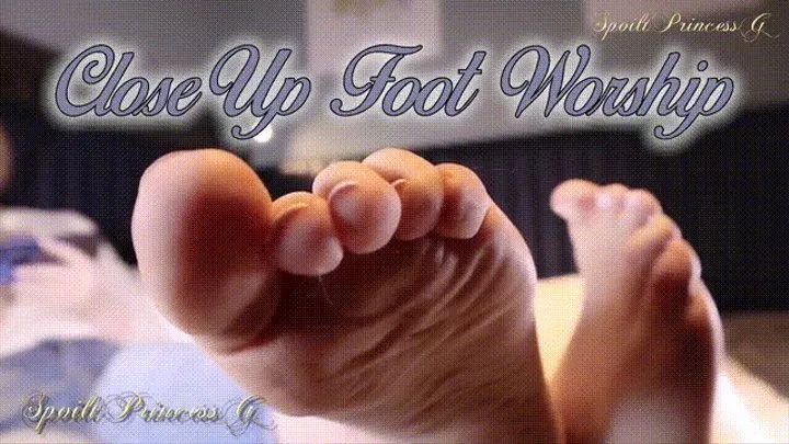 Close-Up Foot Worship