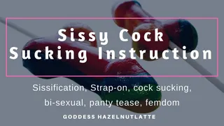 Sissy Cock Sucking Instruction