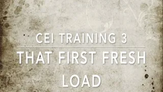 CEI Training 3, Your First Fresh Load