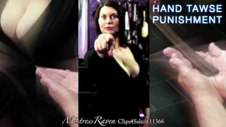 [334] Hand Tawse Punishment