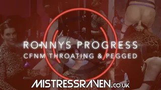 [847] Ronnys Progress CFNM Throating Pegged