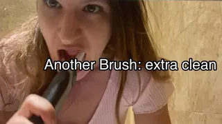 Toothbrush fetish