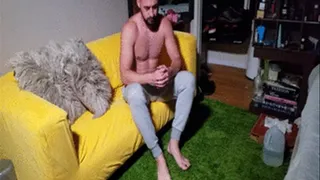 Jack off on The Couch