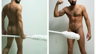 Master West Coast plays with a Giant Q-Tip (Requested)