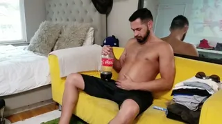 Westcoast Drinks a 2L Bottle of Coke and 3 packs of Mentos - Requested (Belly Bloat)