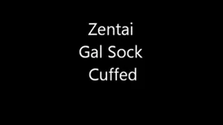 Zentai Gal Sock Cuffed
