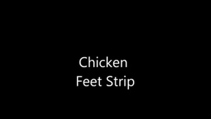 Chicken Mascot Feet And Sock Strip Tease