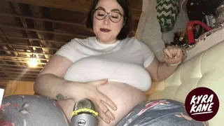 2nd Loud and Active ASMR BBW Belly Sounds