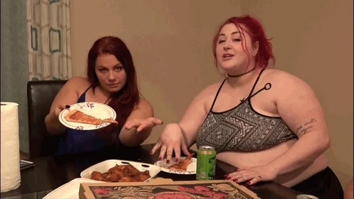 Girl Vs Girl Wing Eating Contest